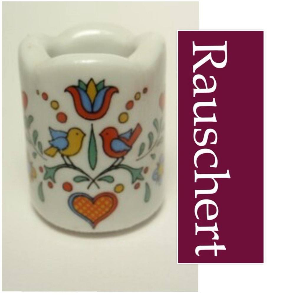 Rauschert Bavarian Village Porcelain Petite Candle Holder